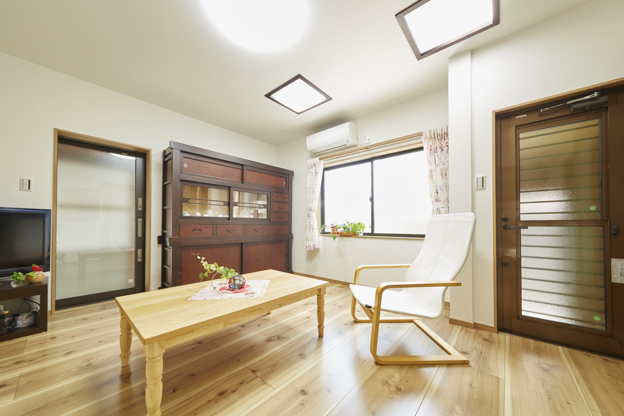 坪庭を眺めながらのバスタイム♪