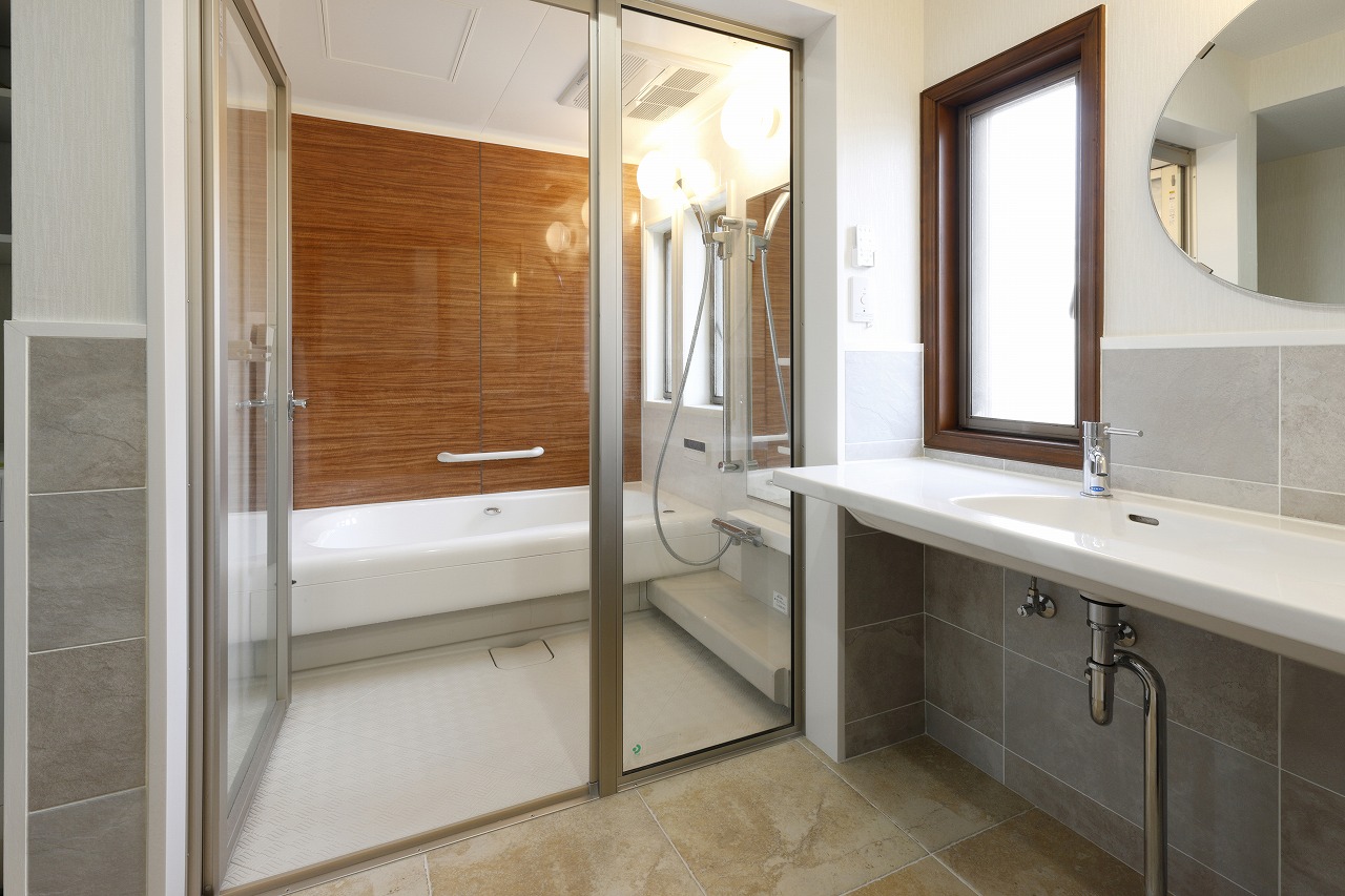 ホテルのアメニティルームのように開放的に