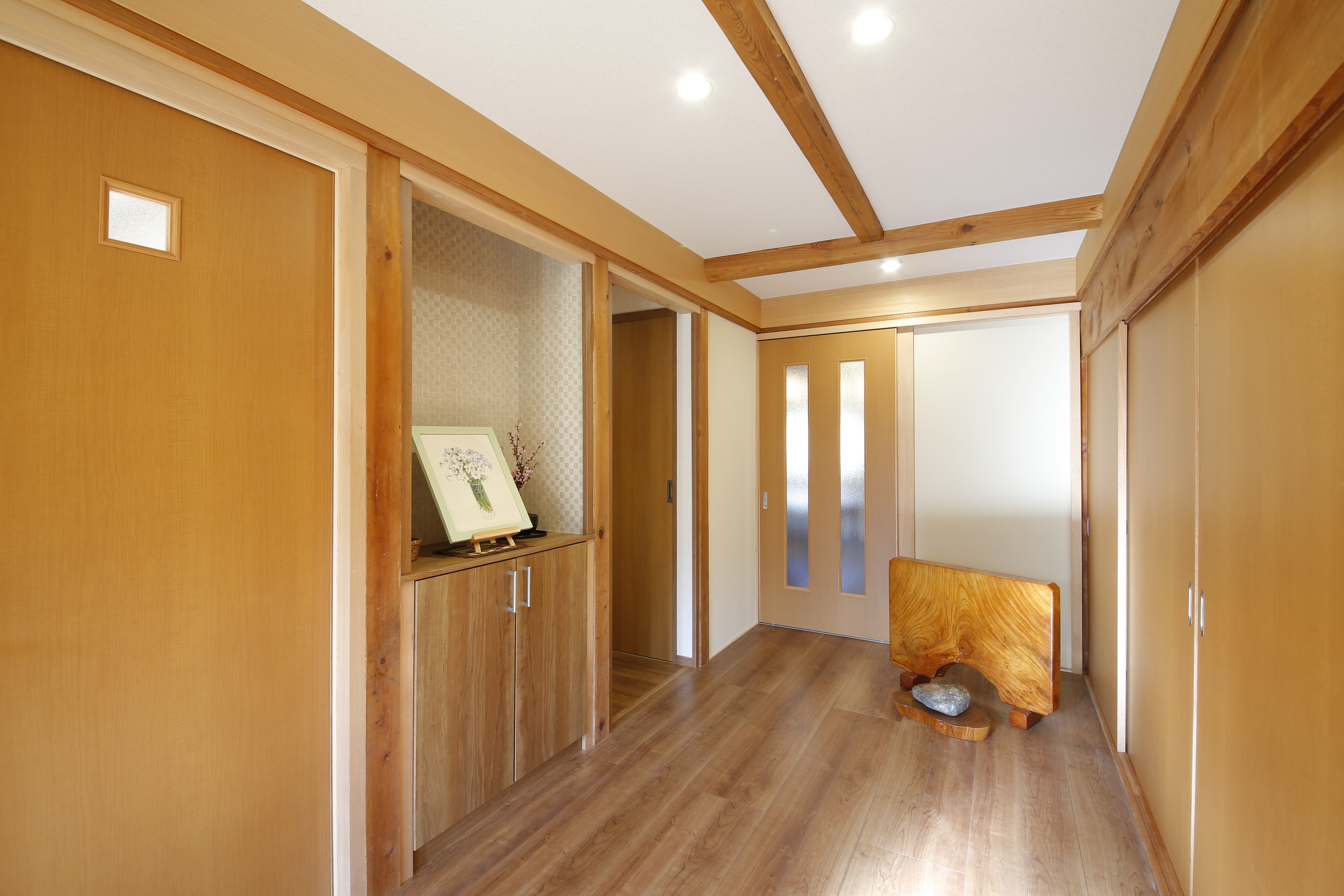 採光を取入れた和みの空間になりました