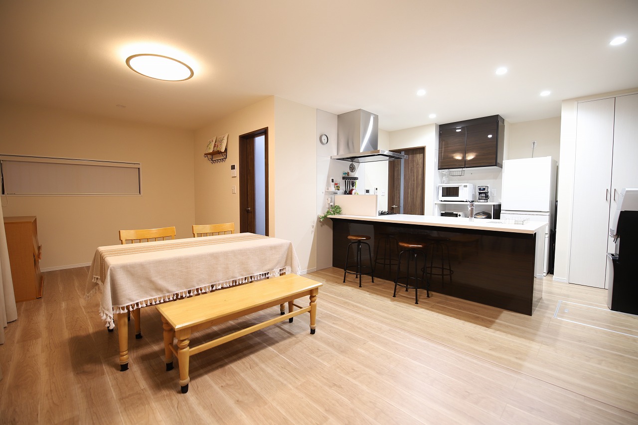 家族と一緒に過ごす和みの空間になりました