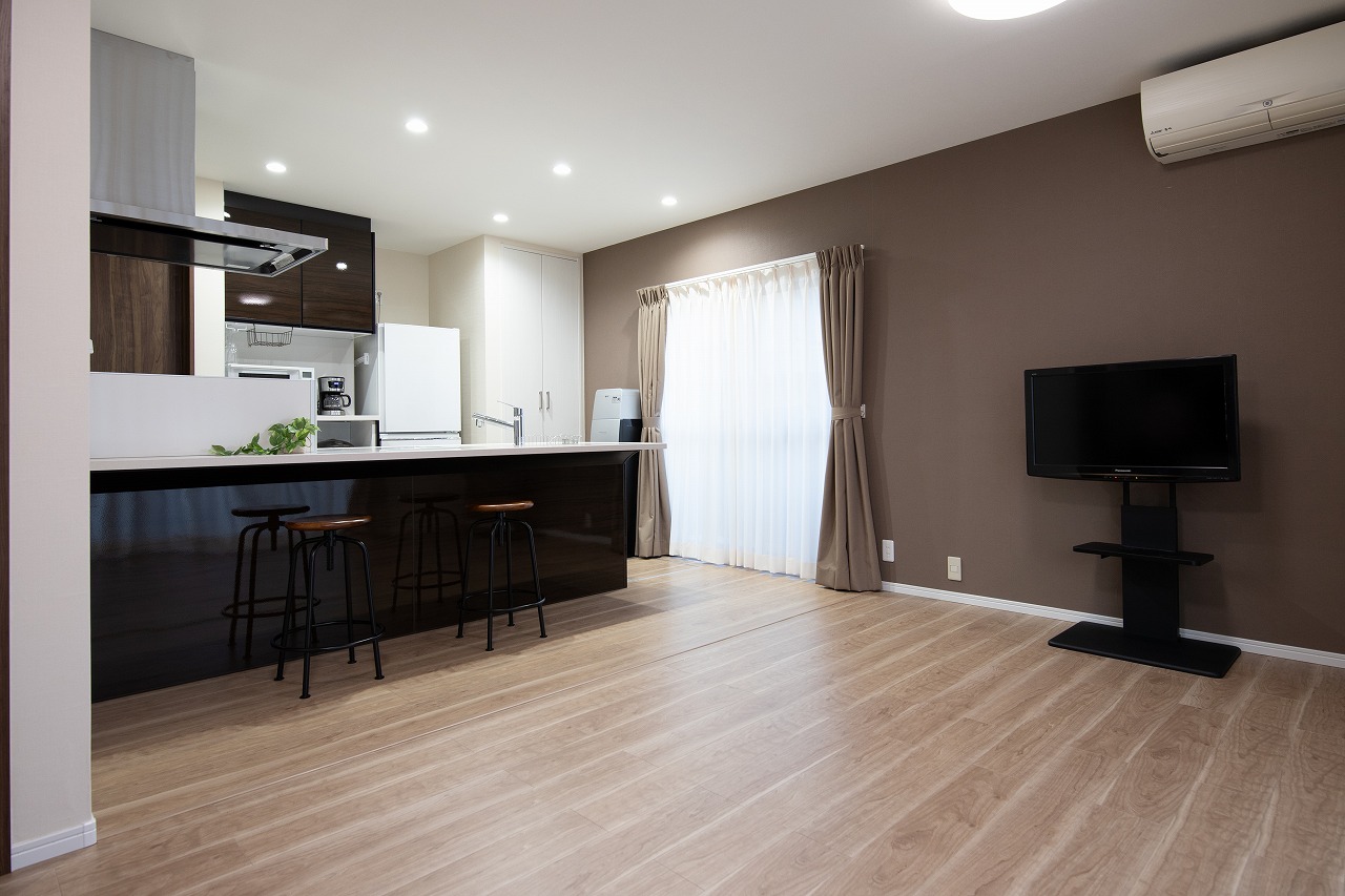 家族と一緒に過ごす和みの空間になりました